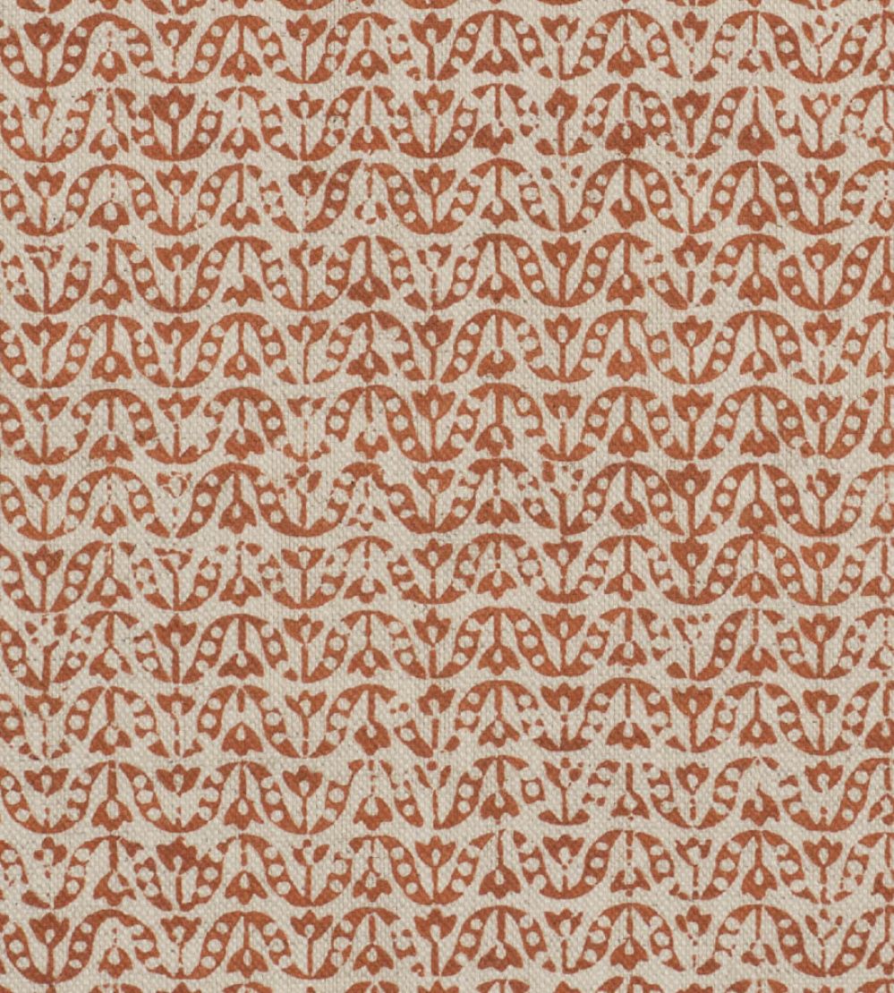 Flori Fabric by James Hare Glowing Embers