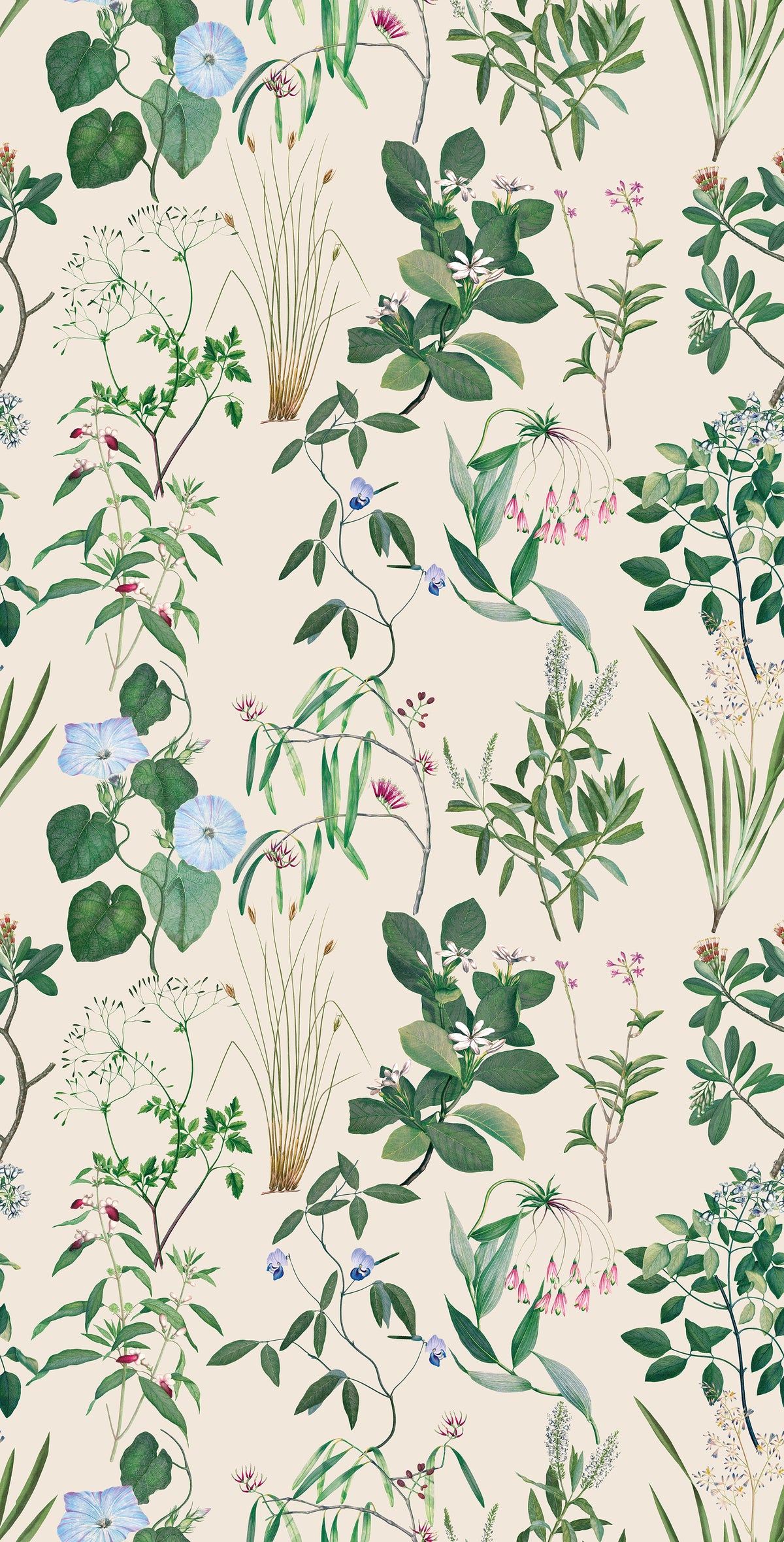 Florilege Silk mural by Bien Fait