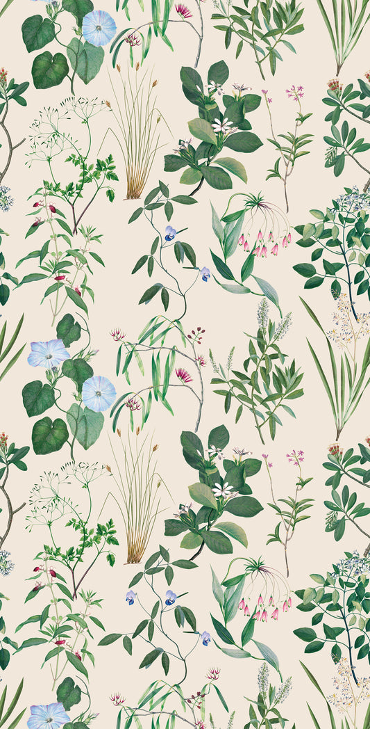 Florilege Silk mural by Bien Fait