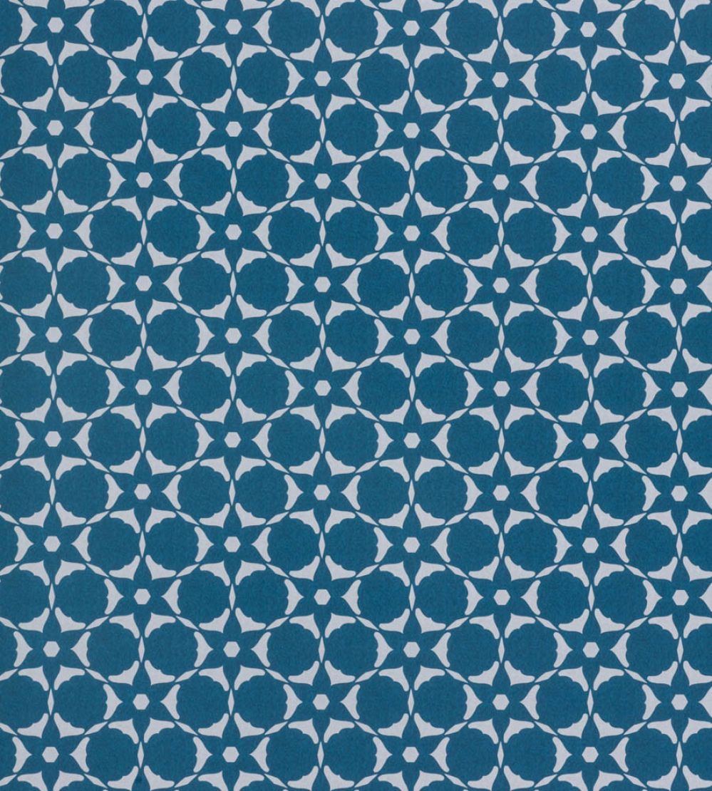 Flower Cut Out Wallpaper by Vanderhurd Indigo