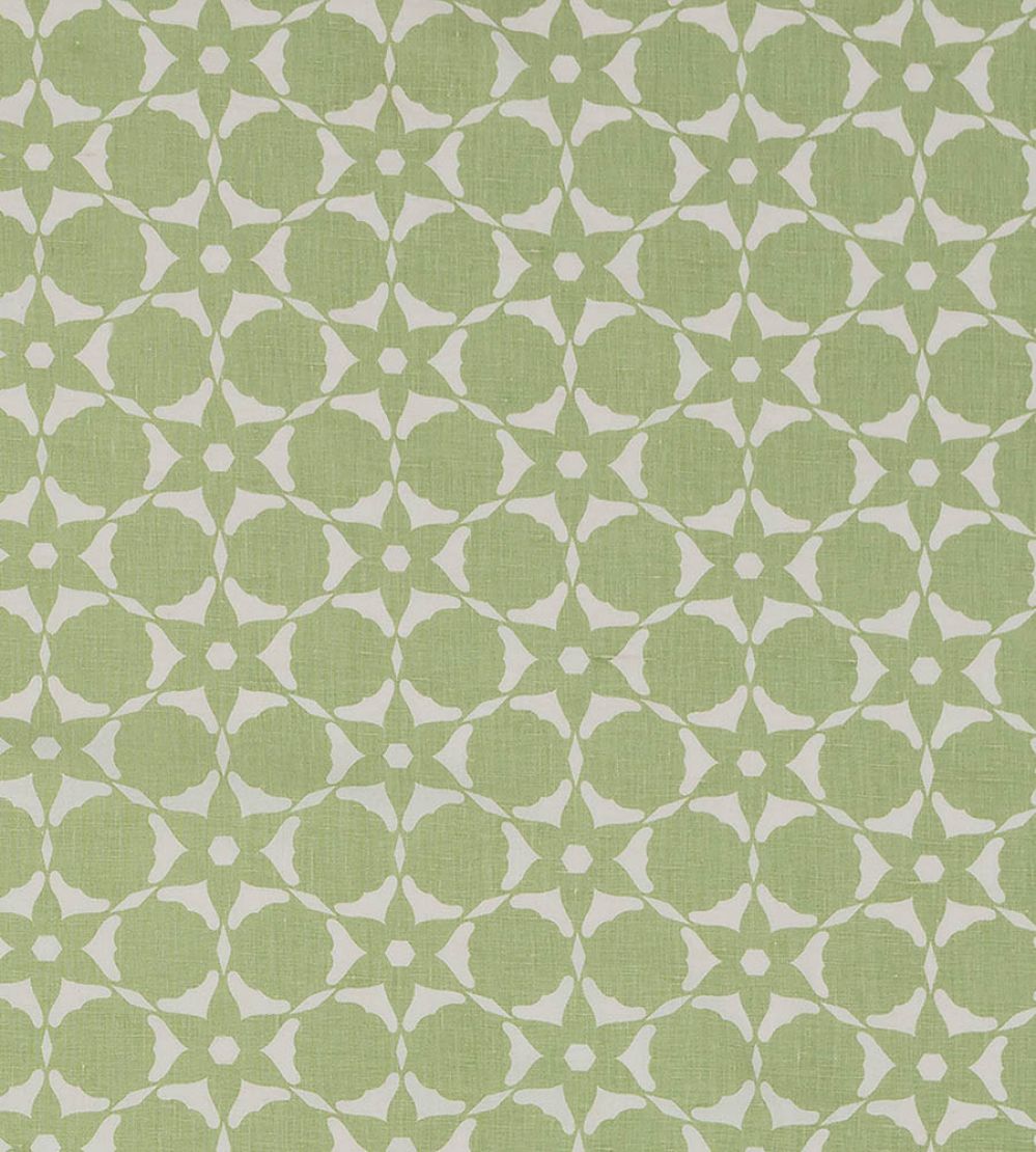 Flower Cut Out Fabric by Vanderhurd Jade/Moonstone