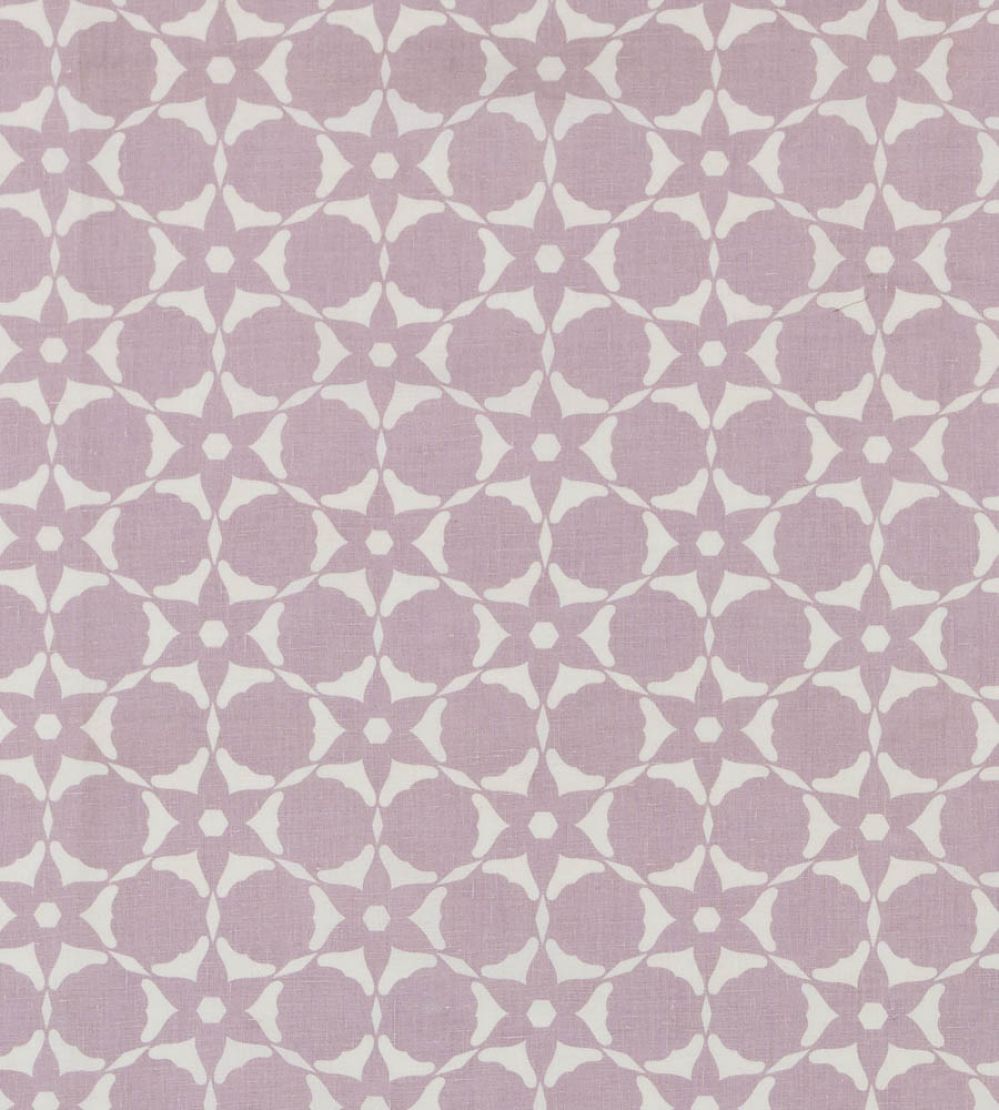 Flower Cut Out Fabric by Vanderhurd Lilac/Moonstone