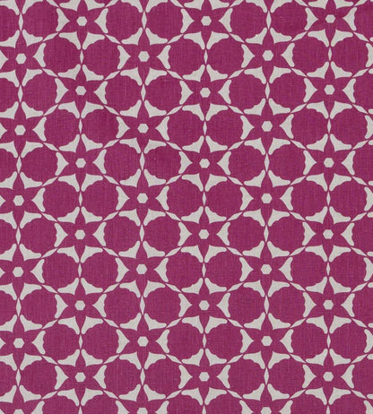 Flower Cut Out Fabric by Vanderhurd Magenta/Champignon