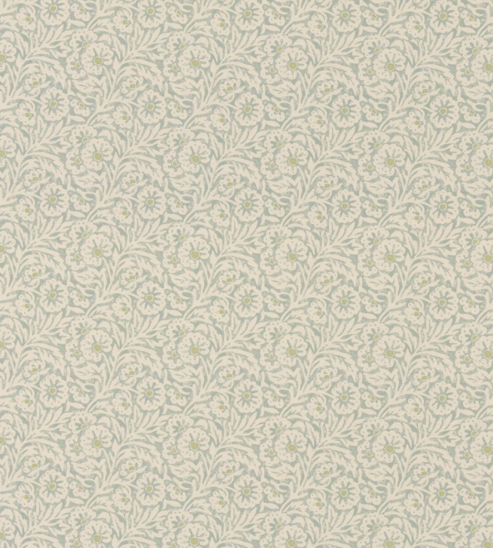 Flower Patch Fabric by GP & J Baker Aqua