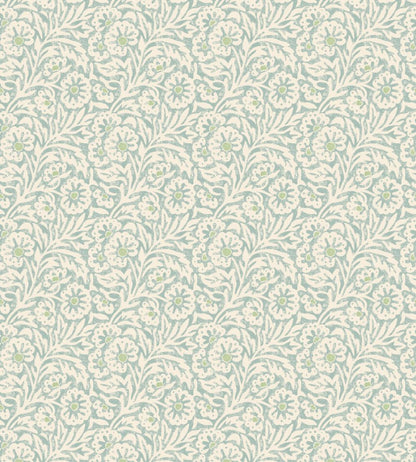Flower Patch Wallpaper by GP & J Baker Aqua