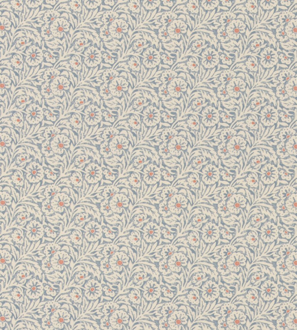 Flower Patch Fabric by GP & J Baker Blue