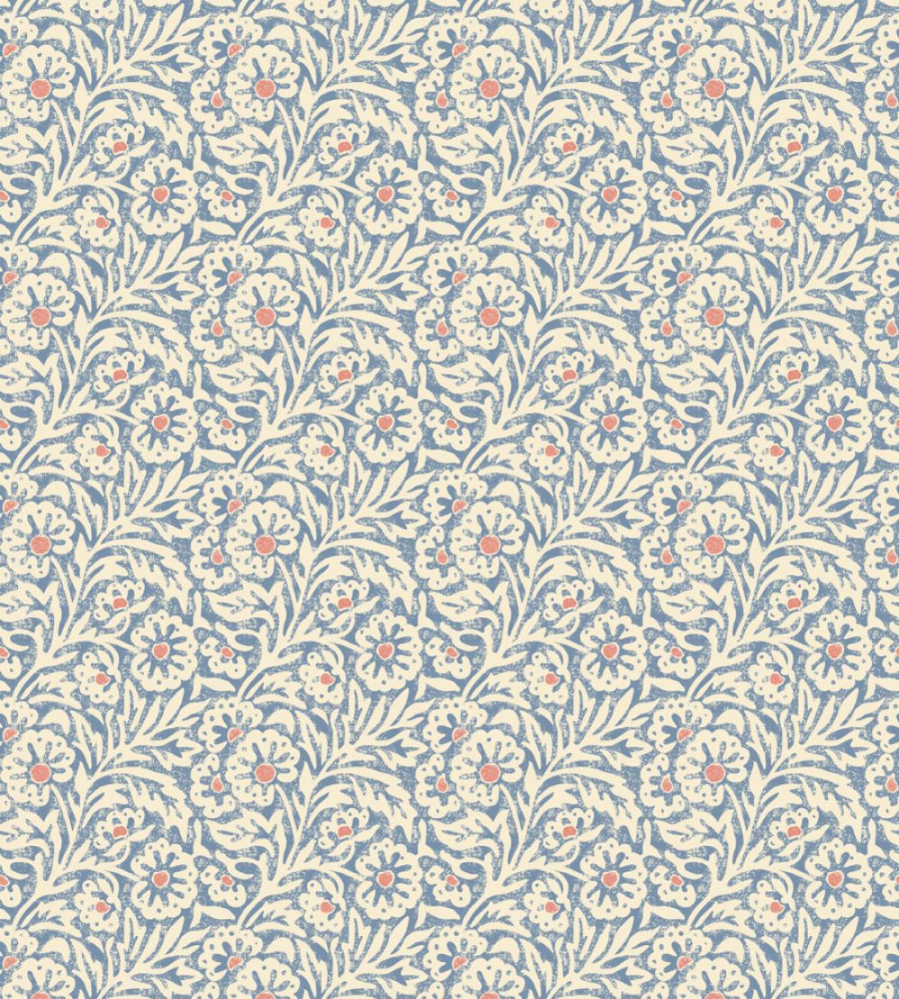 Flower Patch Wallpaper by GP & J Baker Blue