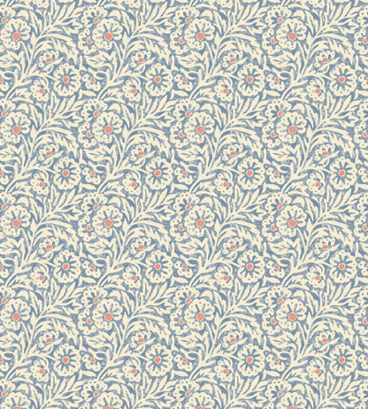 Flower Patch Wallpaper by GP & J Baker Blue