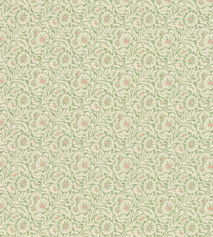 Flower Patch Fabric by GP & J Baker Green