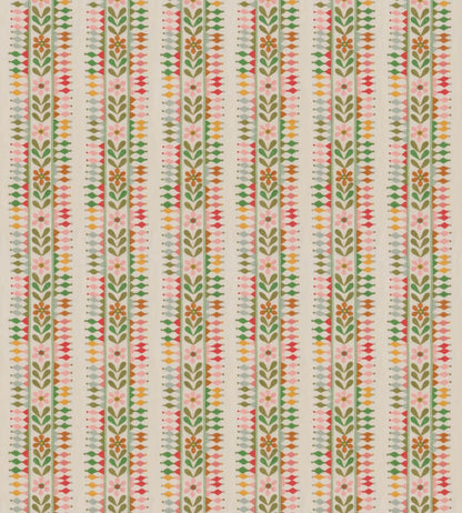 Flower Pot Fabric by GP & J Baker Green