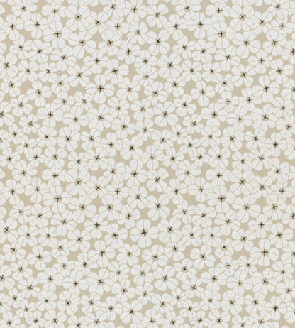 Flower Shower Wallpaper by Langelid Von Bromssen Chalk White