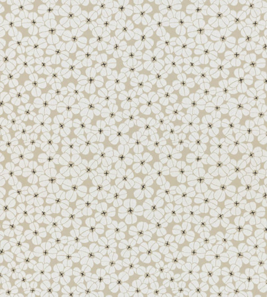Flower Shower Wallpaper by Langelid Von Bromssen Chalk White