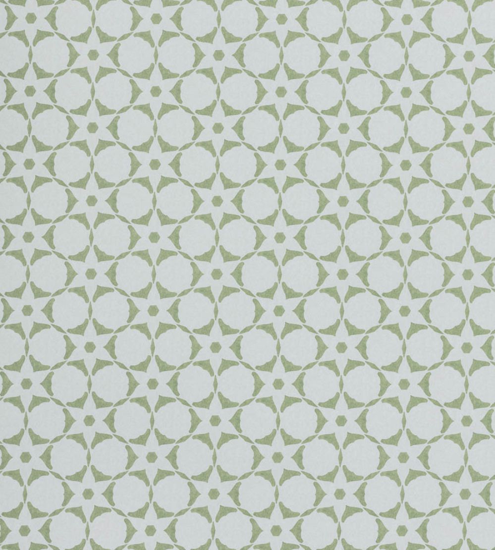 Flower Stencil Wallpaper by Vanderhurd Jade