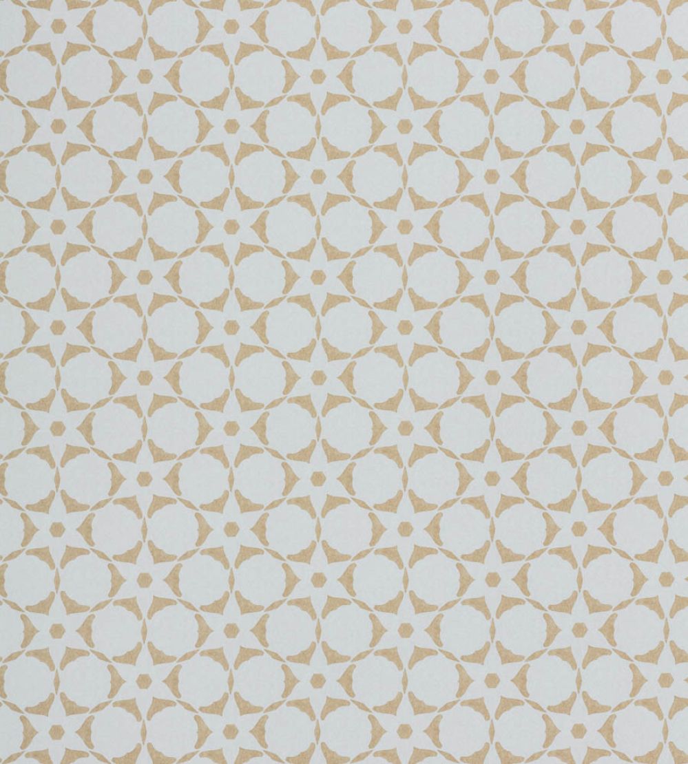 Flower Stencil Wallpaper by Vanderhurd Sandstone