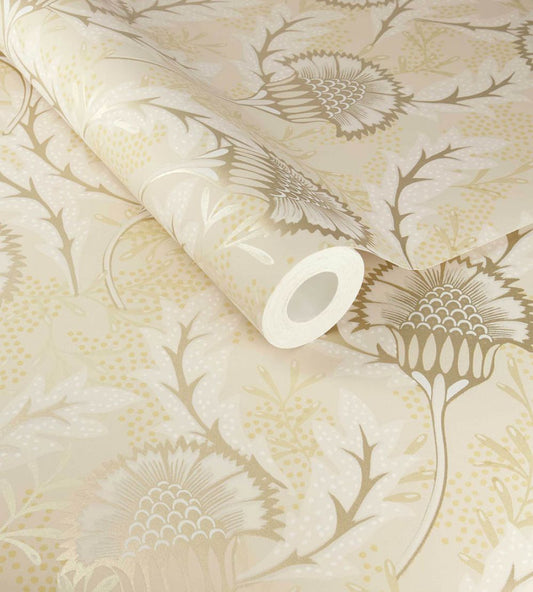 Flowers of Africa Wallpaper by Eijffinger White/Cream