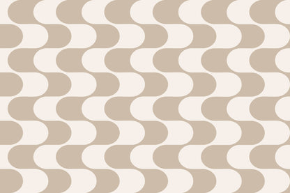 Flux Beige mural by Hovia