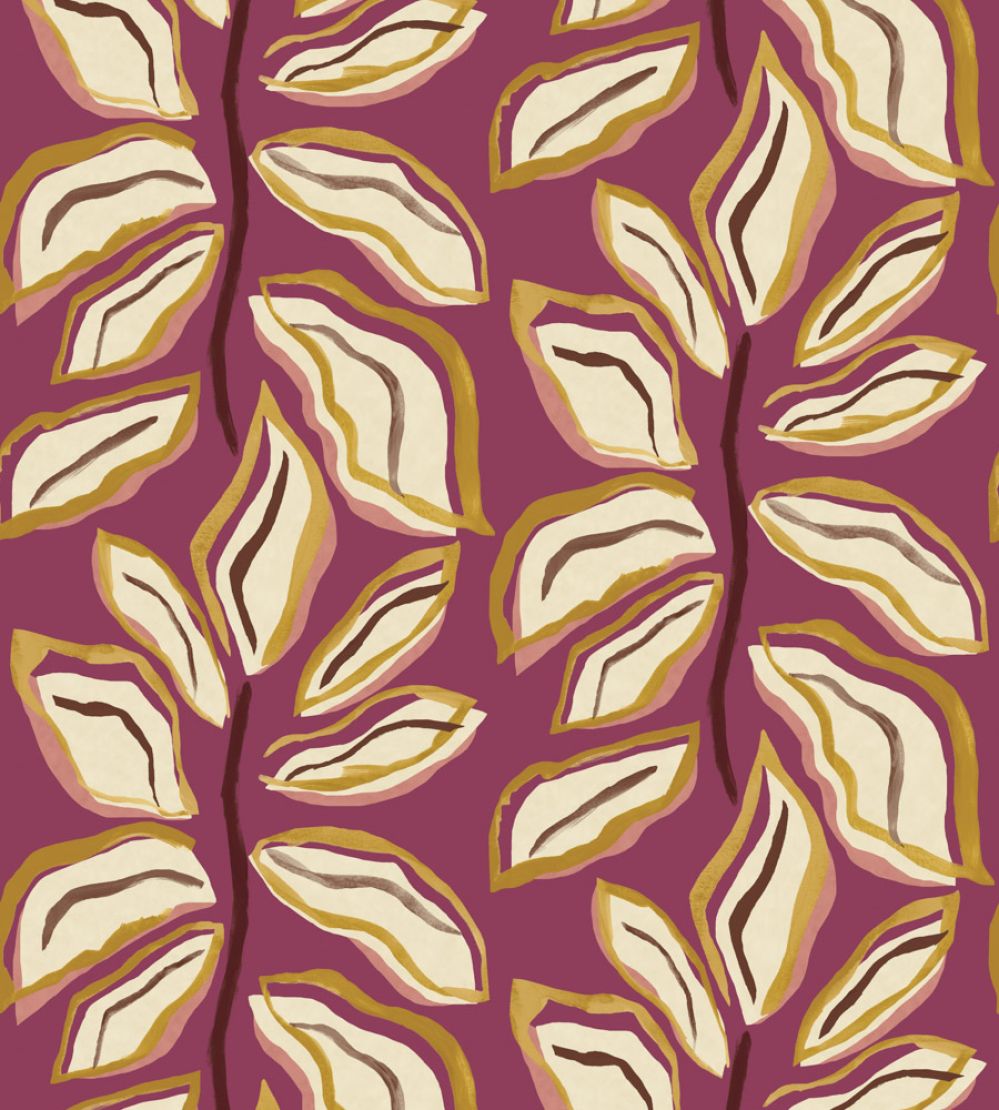 Foli Wallpaper by Ohpopsi Golden Berry
