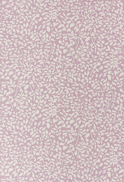Foliage Reverse Soft Lavender on Almost White Paper wallpaper by China Seas