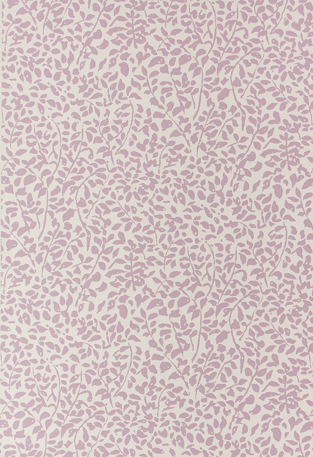 Foliage Soft Lavender on Almost White Paper wallpaper by China Seas