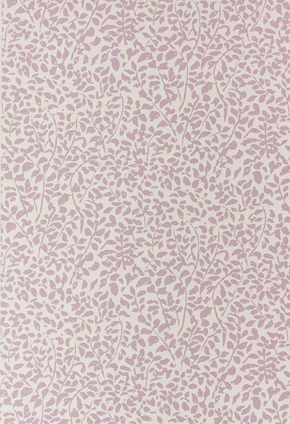 Foliage Soft Lavender on Almost White Paper wallpaper by China Seas