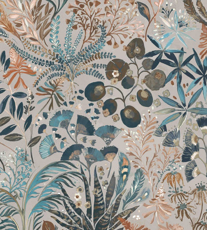 Folium Fabric by Arley House Dove