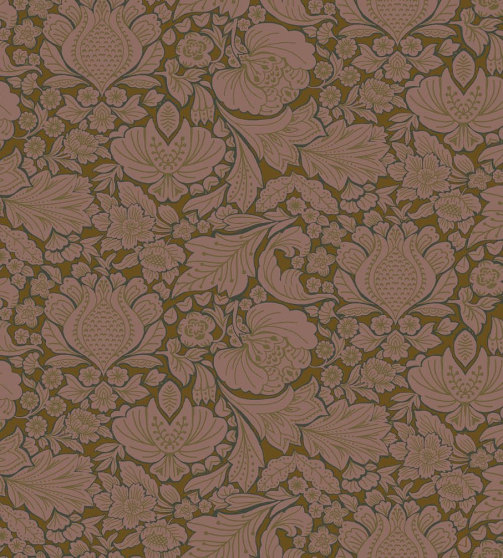 Folk Floral Wallpaper by Parker & Jules Poison