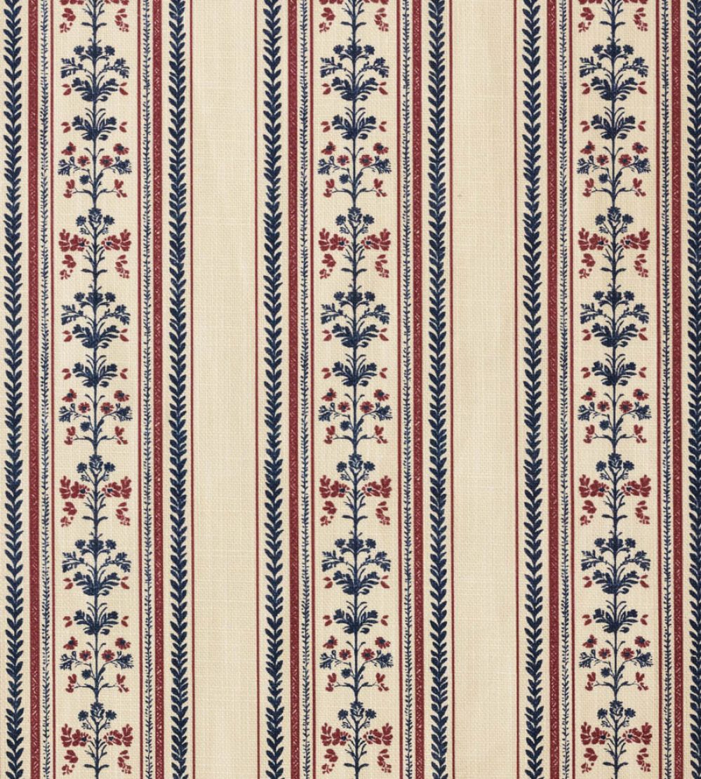 Folk Stripe Fabric by Barneby Gates Cream