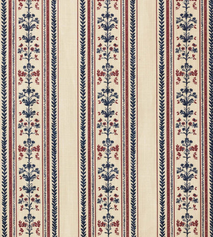 Folk Stripe Fabric by Barneby Gates Cream