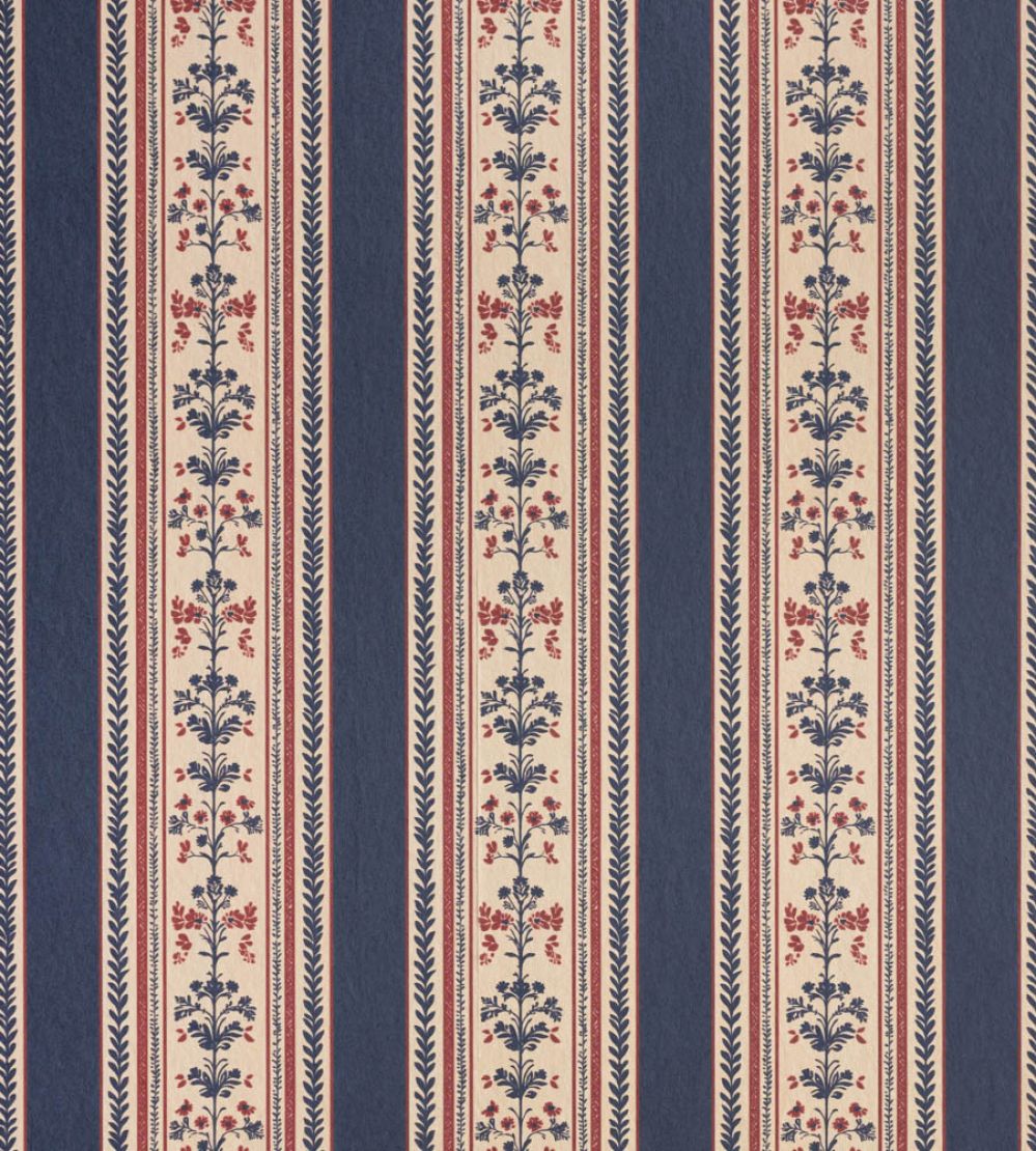 Folk Stripe Wallpaper by Barneby Gates Navy