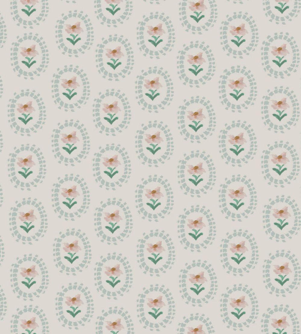 Folly Wallpaper by Parker & Jules Chalkstream