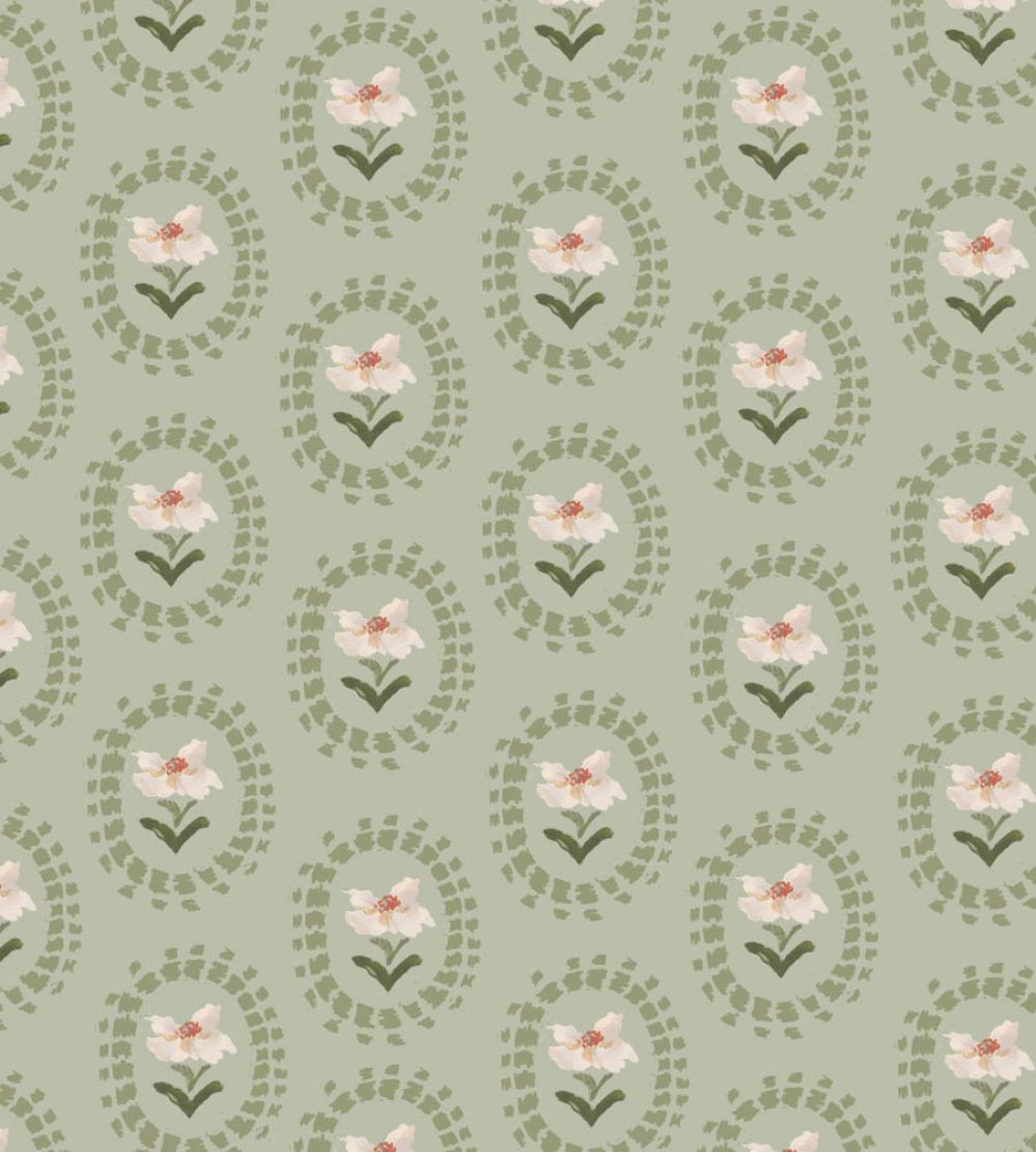 Folly Fabric by Parker & Jules Elderflower
