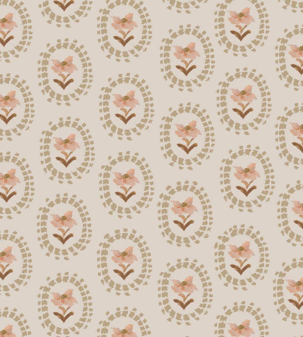 Folly Fabric by Parker & Jules Toffee