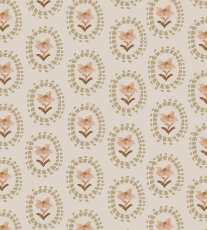 Folly Fabric by Parker & Jules Toffee