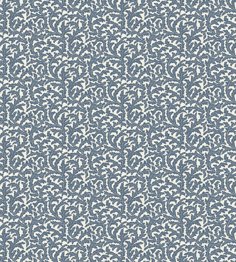 Fond Ogee Wallpaper by Josephine Munsey Bude Blue