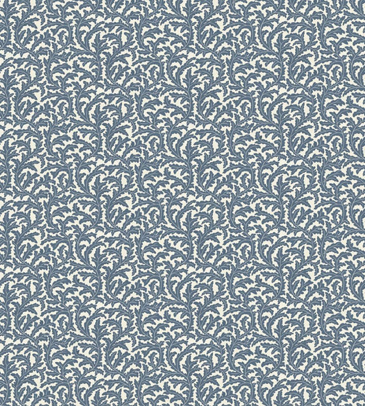 Fond Ogee Wallpaper by Josephine Munsey Bude Blue