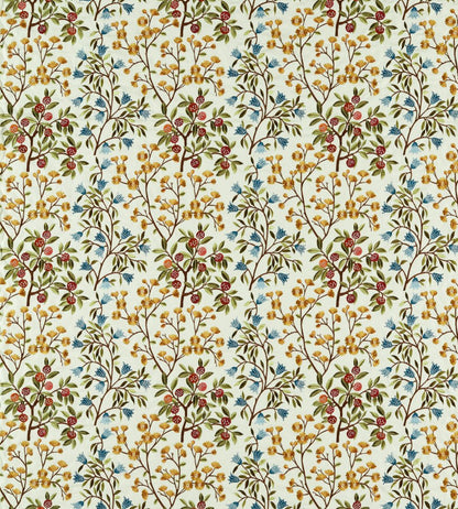 Foraging Embroidery Fabric by Sanderson Rowanberry
