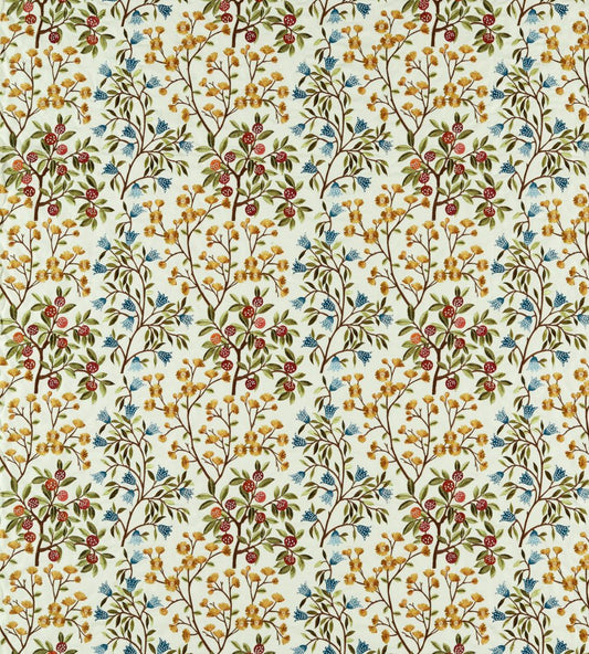 Foraging Embroidery Fabric by Sanderson Rowanberry