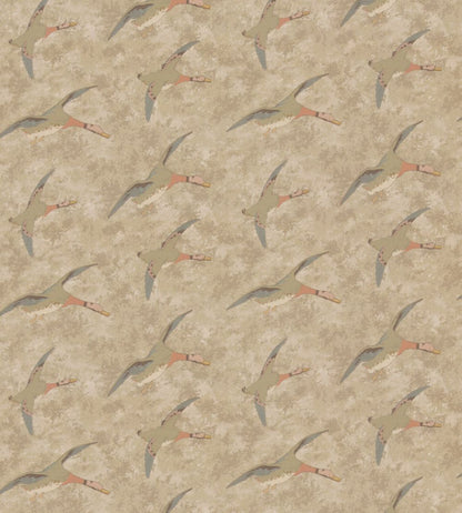 Forest Ducks Fabric by Mulberry Home Parchment