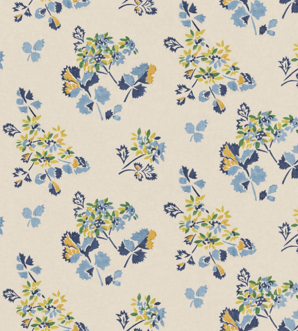 Forest Flower Wallpaper by GP & J Baker Blue/Green
