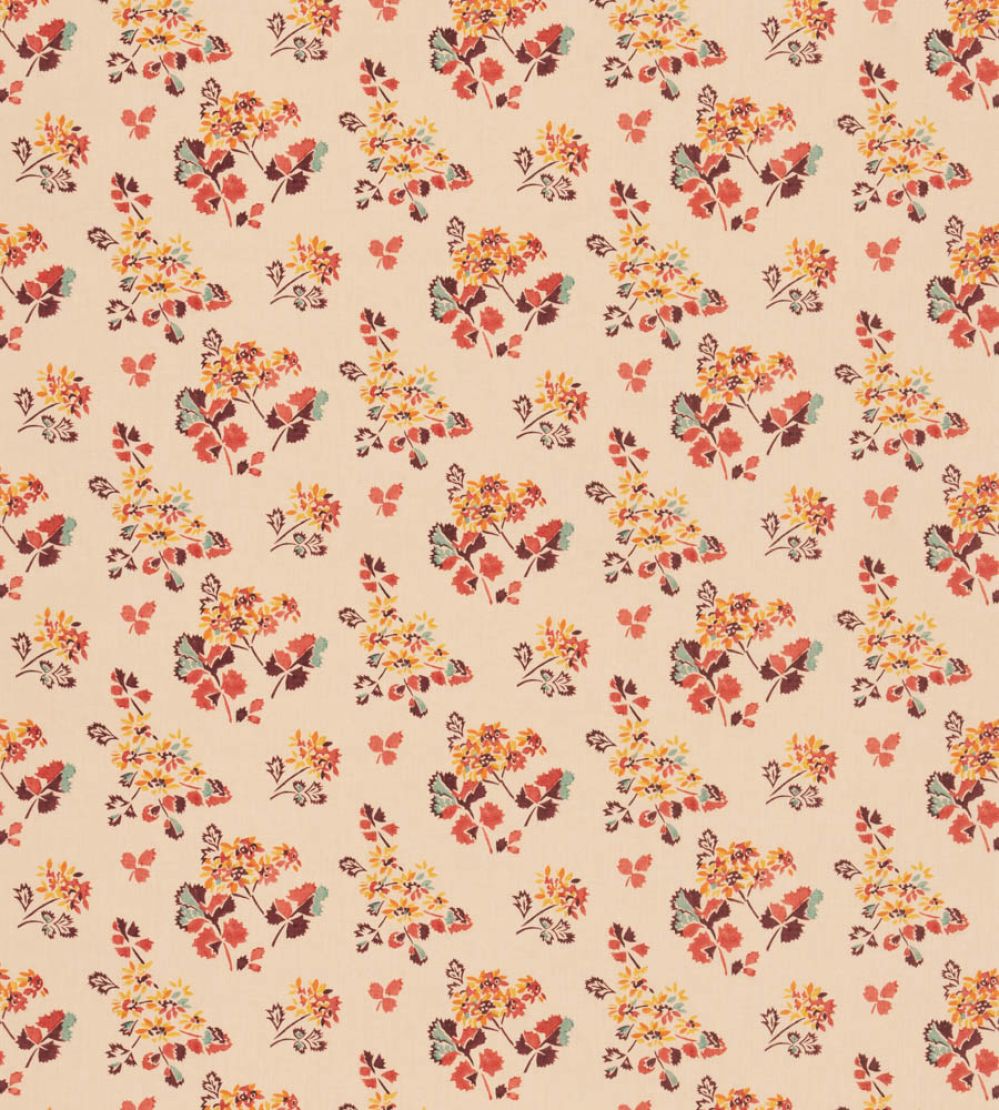 Forest Flower Fabric by GP & J Baker Earth
