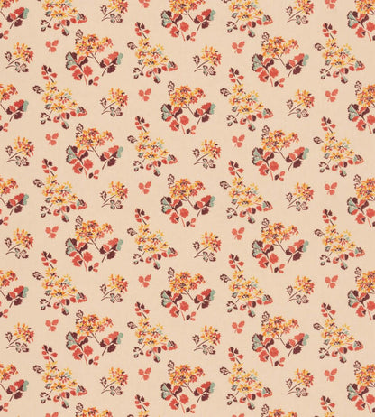 Forest Flower Fabric by GP & J Baker Earth