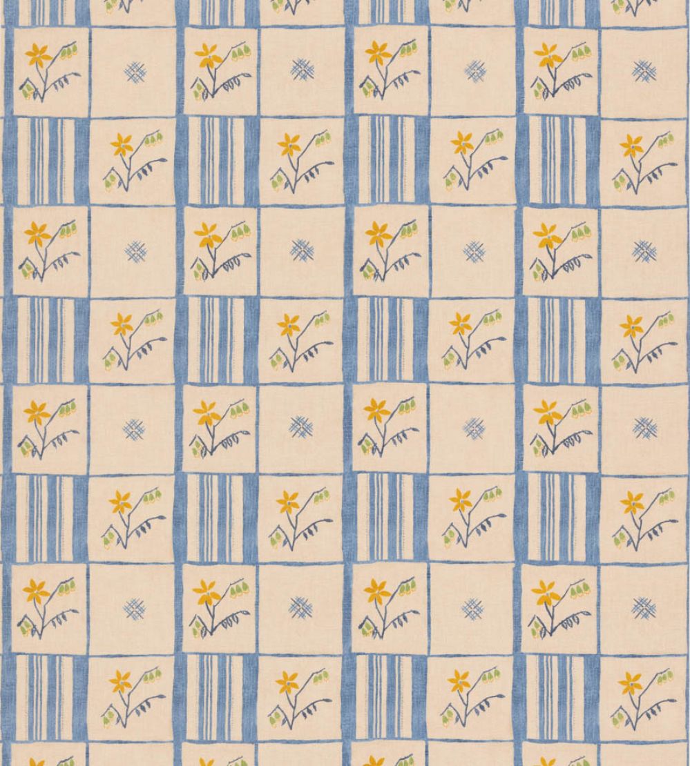 Forget-Me-Not Fabric by GP & J Baker Blue