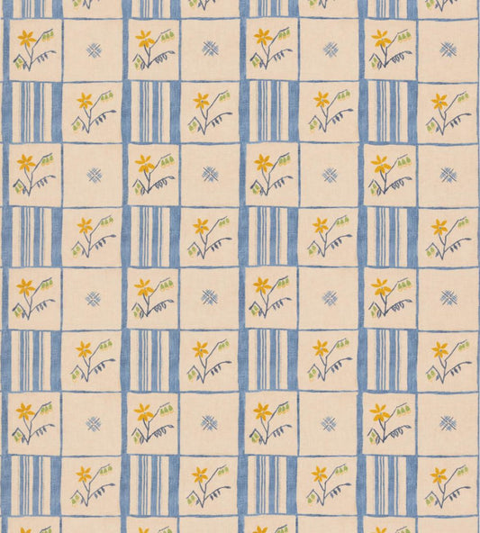 Forget-Me-Not Fabric by GP & J Baker Blue