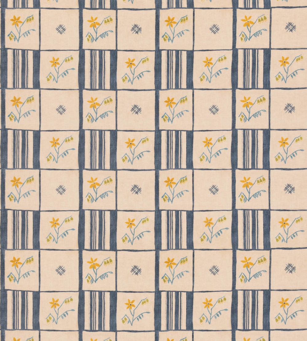 Forget-Me-Not Fabric by GP & J Baker Indigo