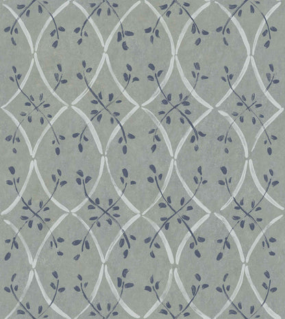 Forja wallpaper by Coordonné in Avio, flat pattern view