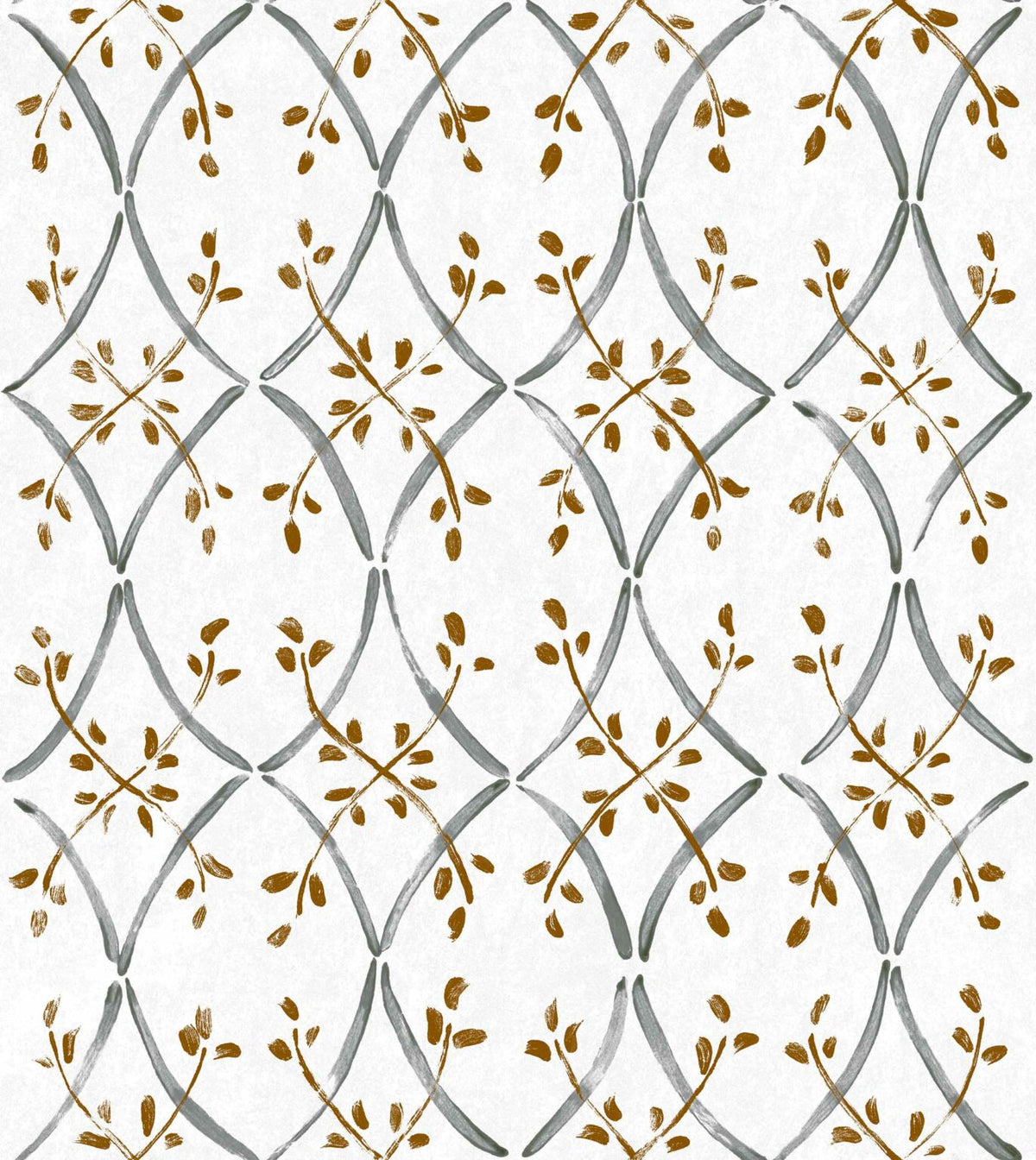 Forja wallpaper by Coordonné in Plata, flat pattern view