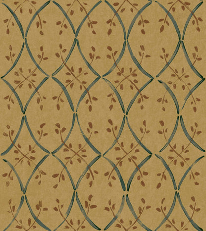 Forja wallpaper by Coordonné in Siena, flat pattern view