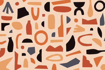 Forme Orange mural by Hovia