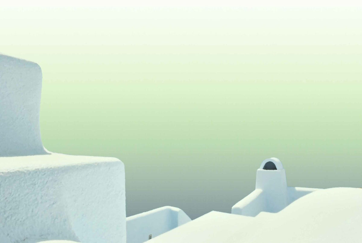 Formentor mural by Coordonné in Green, flat pattern view