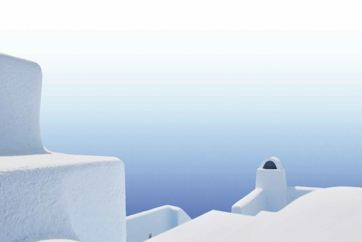Formentor mural by Coordonné in Indigo, flat pattern view